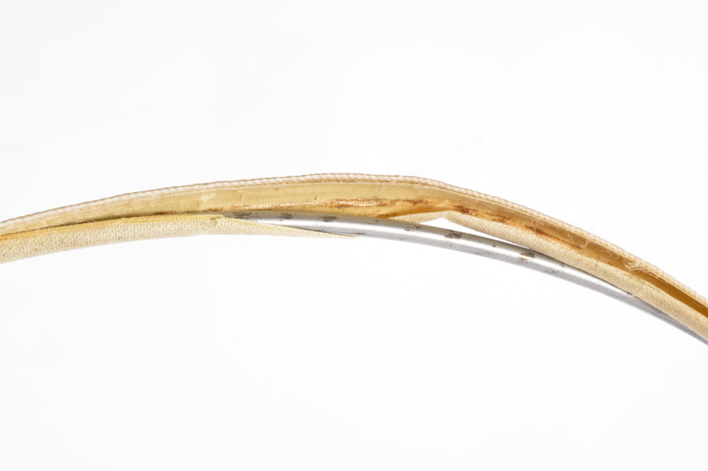 Mid Century Modern Teak and Brass Table Lamps