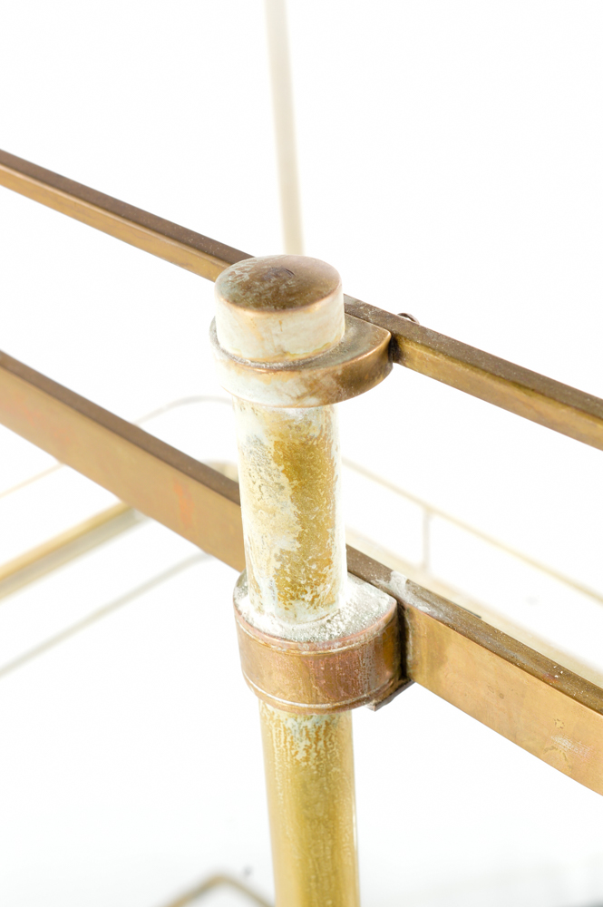 Brass and Glass Bar Cart