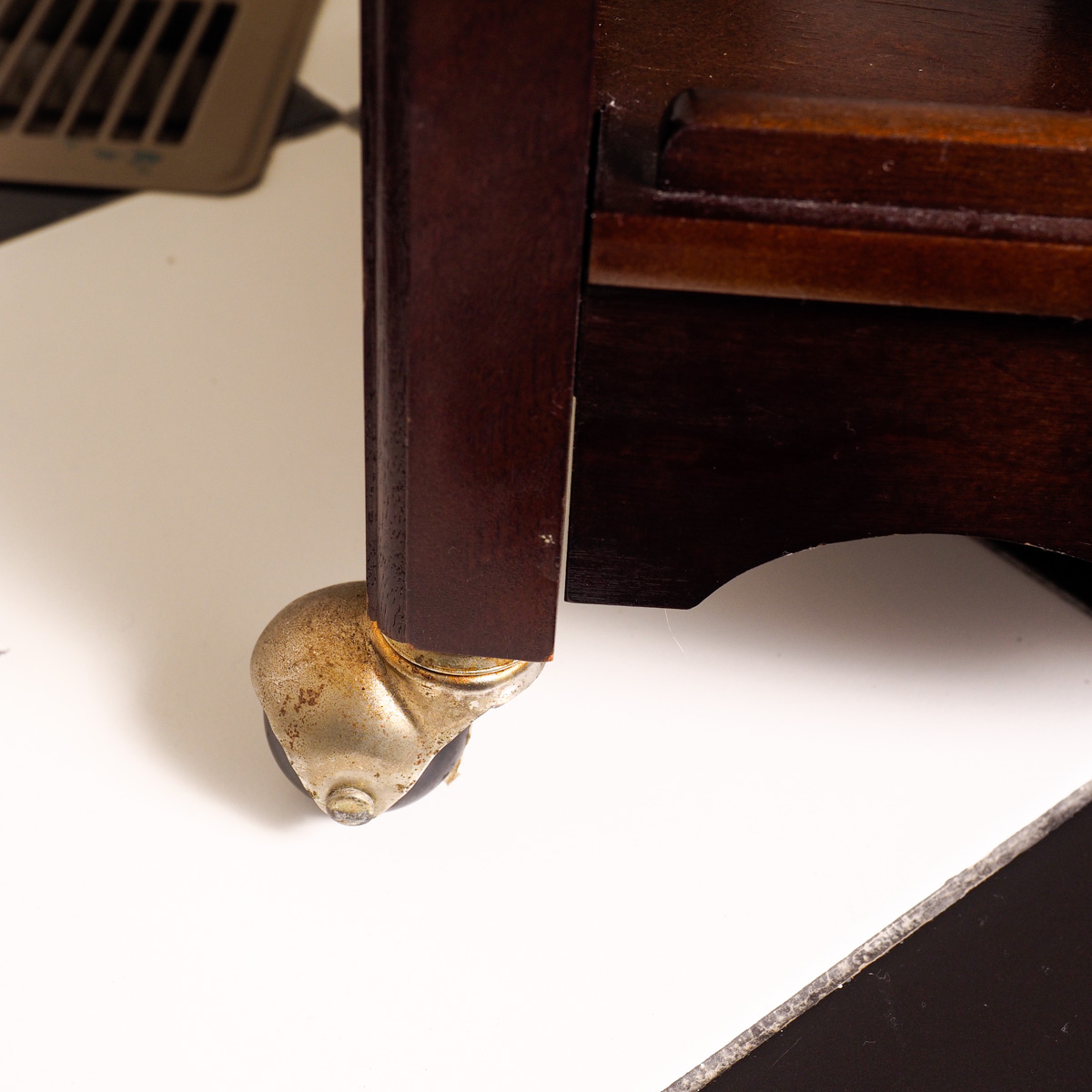 Vintage Tray Top Bar Cart