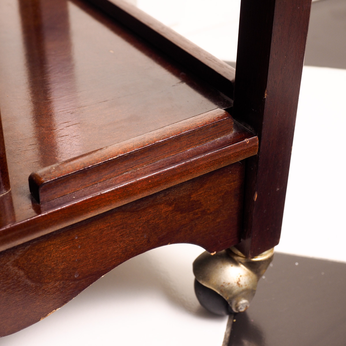 Vintage Tray Top Bar Cart