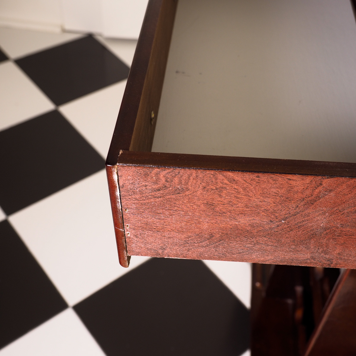 Vintage Tray Top Bar Cart