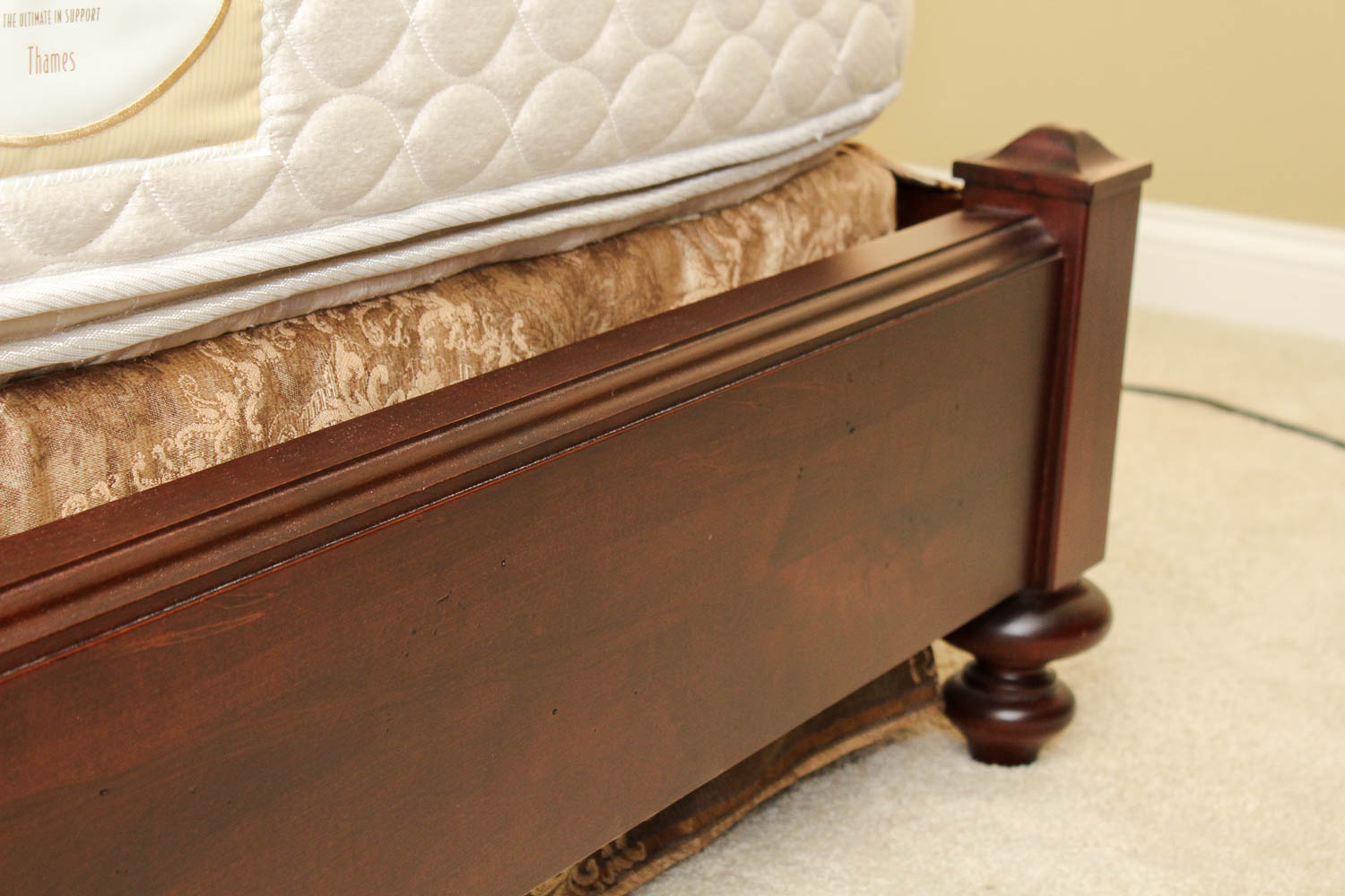 Queen Size Bed Frame and Mattress