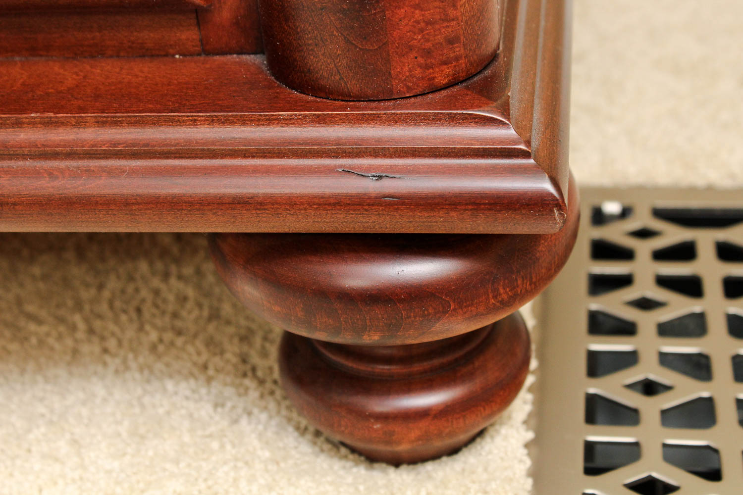 Mobel Furniture Solid Wood Nightstand