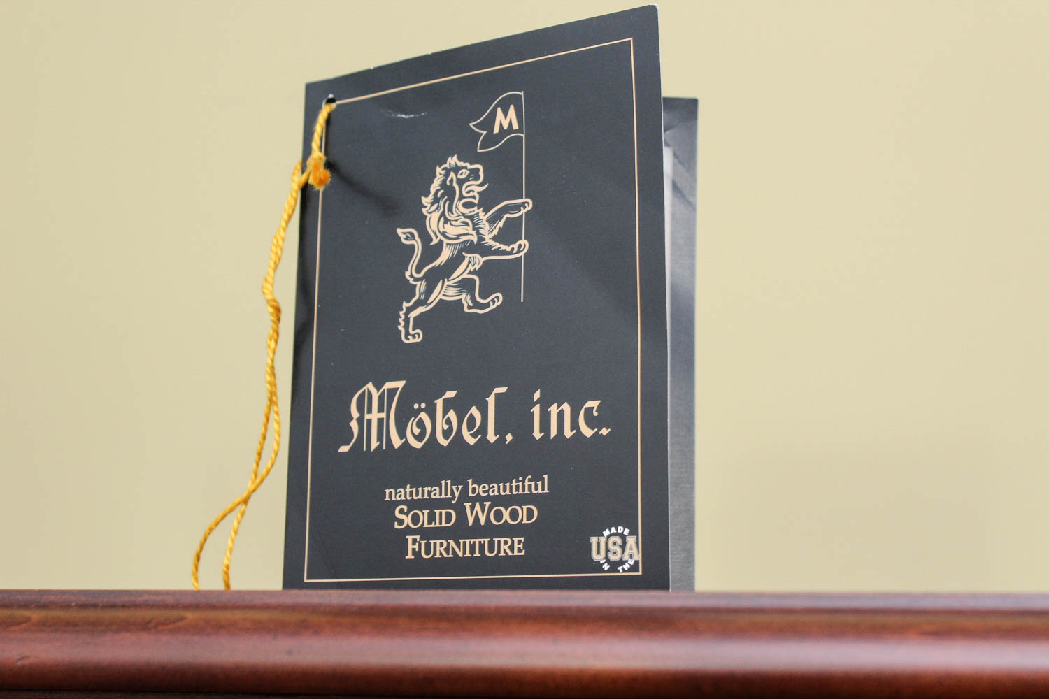 Mobel Furniture Solid Wood Dresser