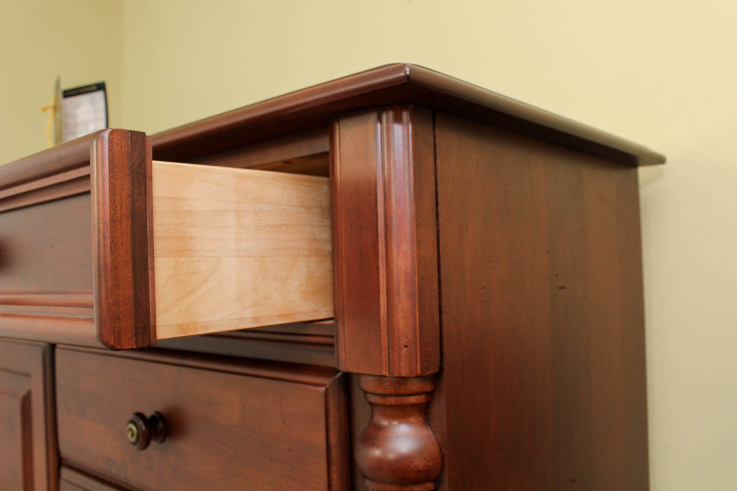 Mobel Furniture Solid Wood Dresser