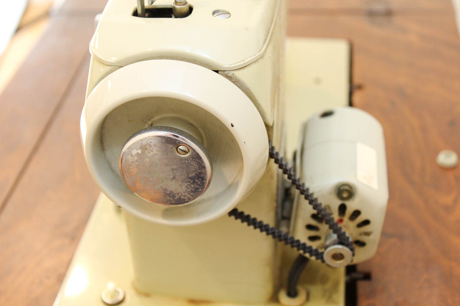 Sears Kenmore Sewing Machine and Wooden Table