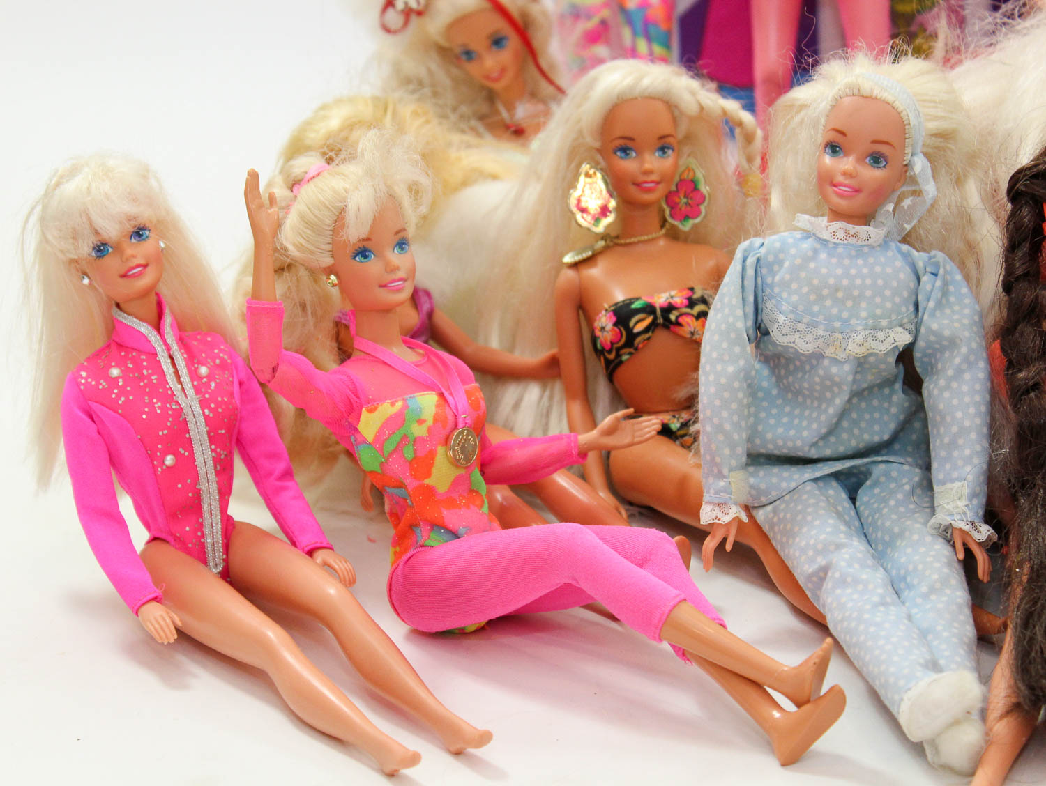 Vast Assortment of Vintage Barbie Collection, Car and Closet