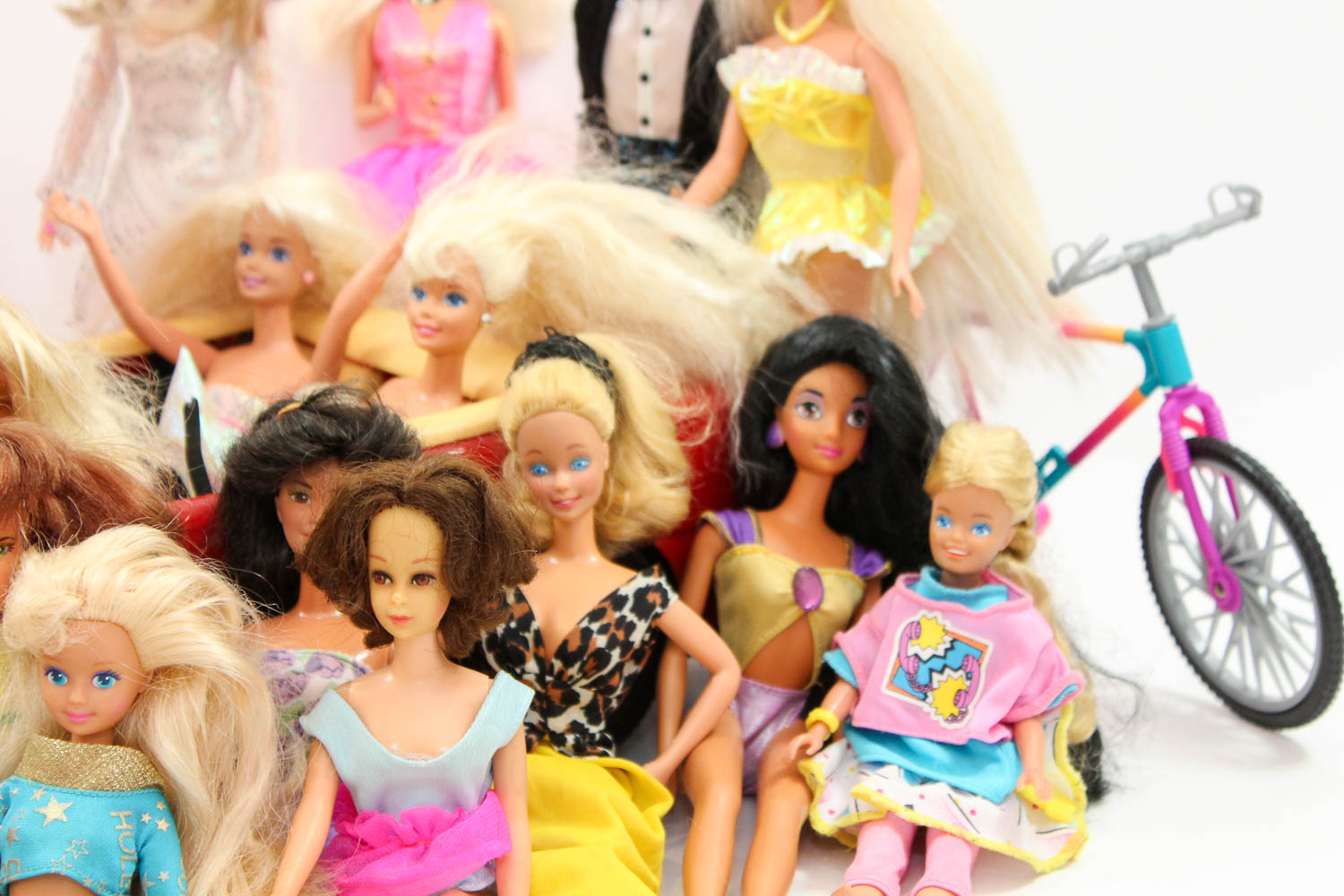 Vast Assortment of Vintage Barbie Collection, Car and Closet