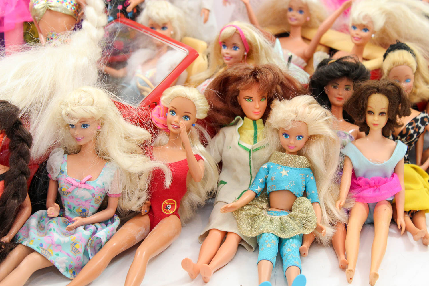 Vast Assortment of Vintage Barbie Collection, Car and Closet