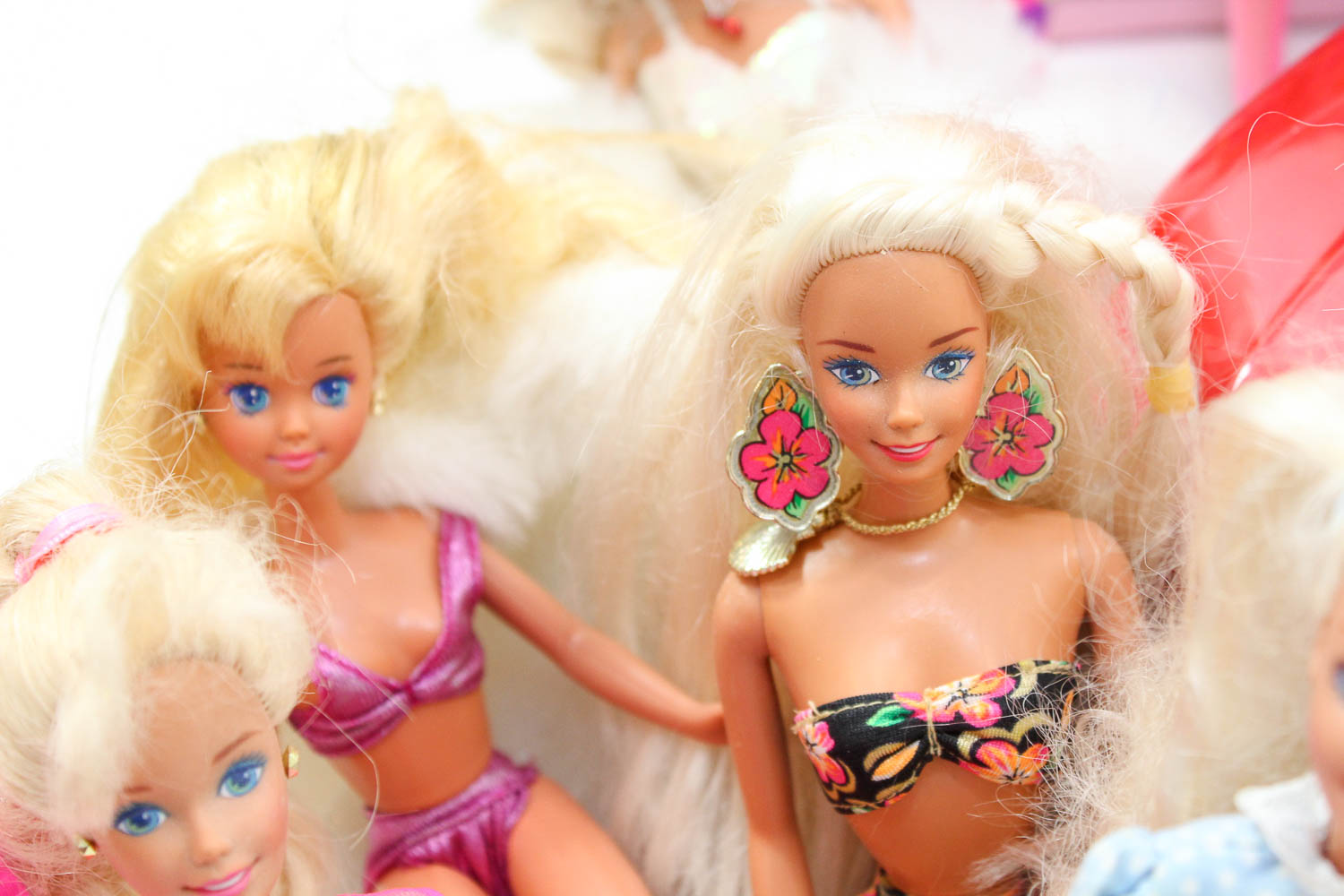 Vast Assortment of Vintage Barbie Collection, Car and Closet