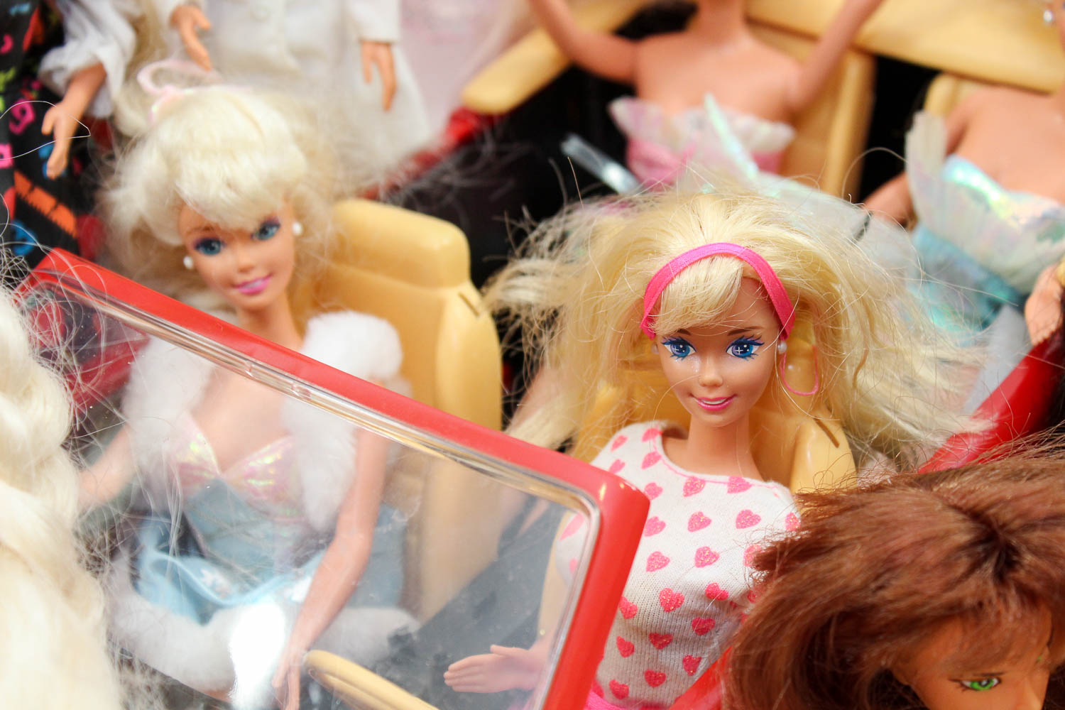 Vast Assortment of Vintage Barbie Collection, Car and Closet