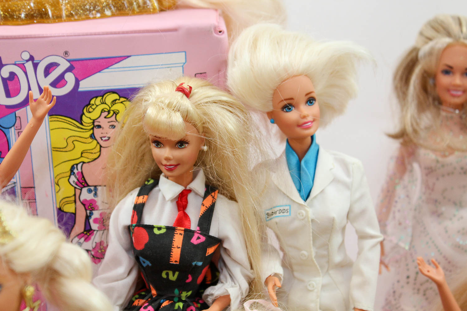 Vast Assortment of Vintage Barbie Collection, Car and Closet