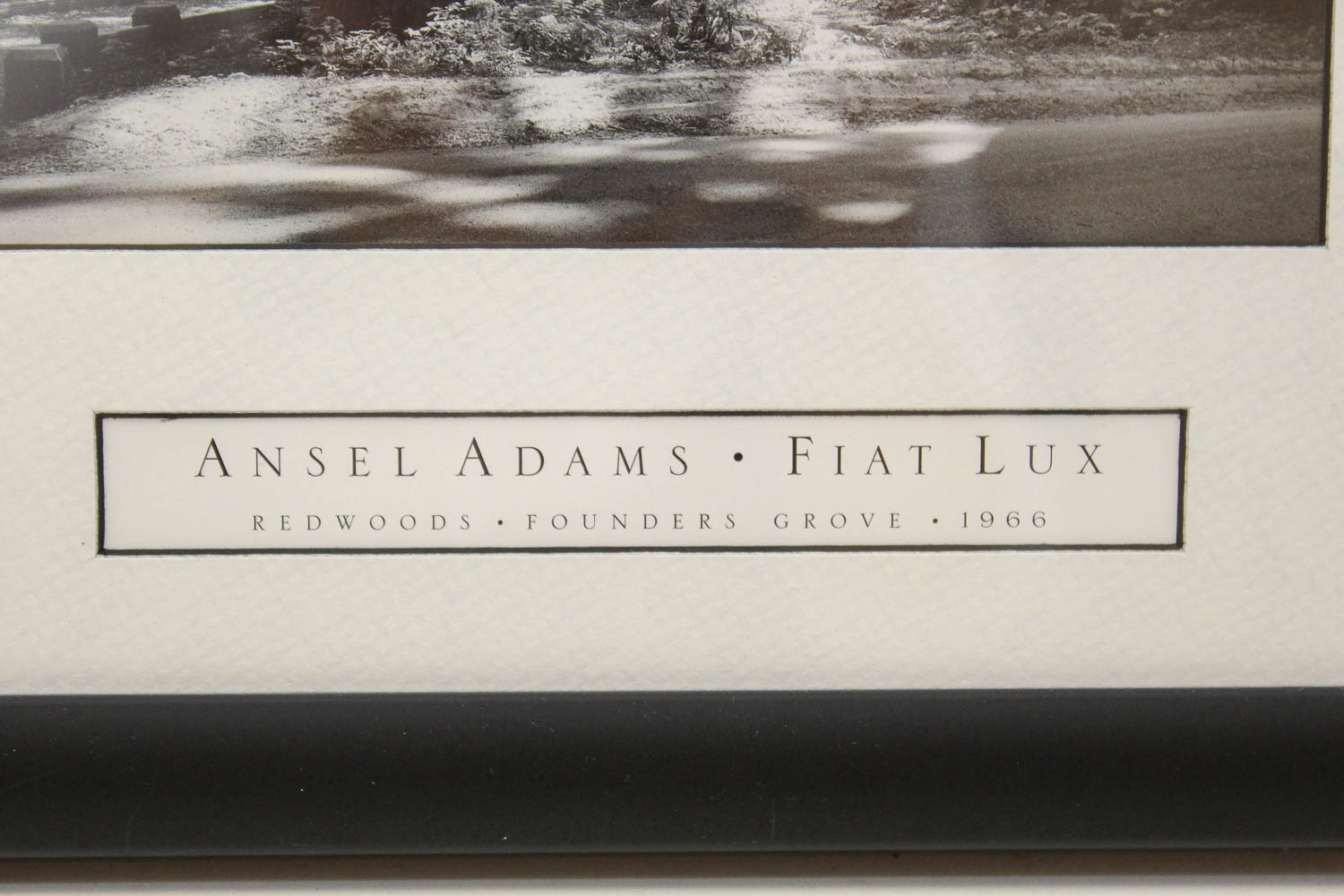 Ansel Adams Reproduction Photographic Print "Fiat Lux"
