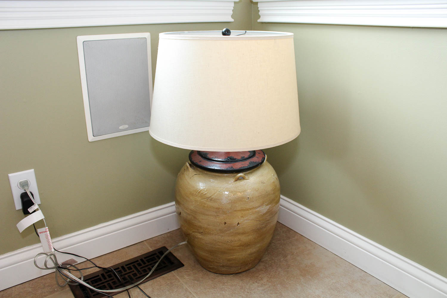 Pair of Pottery Barn "Courtney" Ceramic Table Lamps