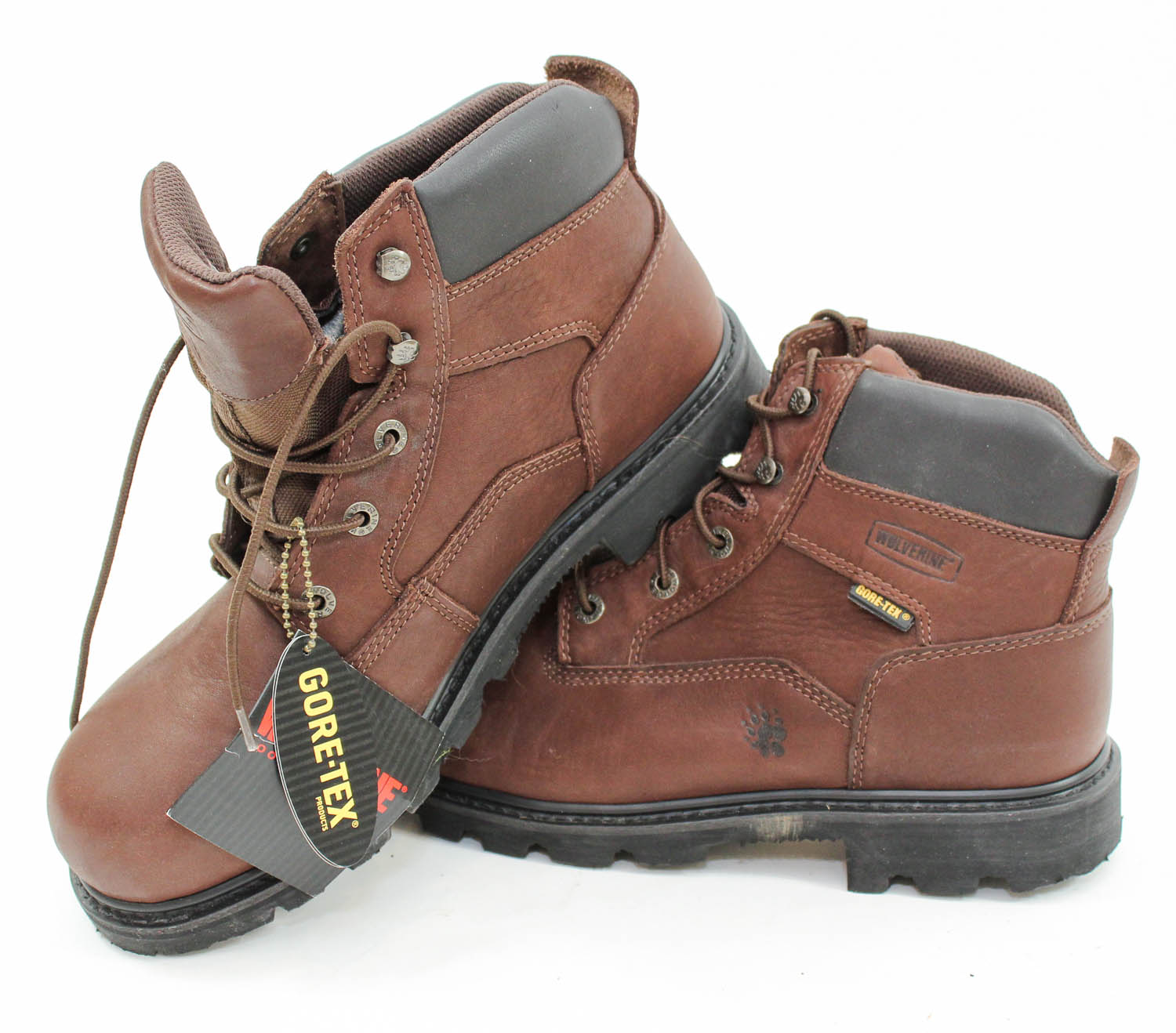 Two Pair of Men's Size 12 Boots: Harley Davidson and Wolverine Gortex