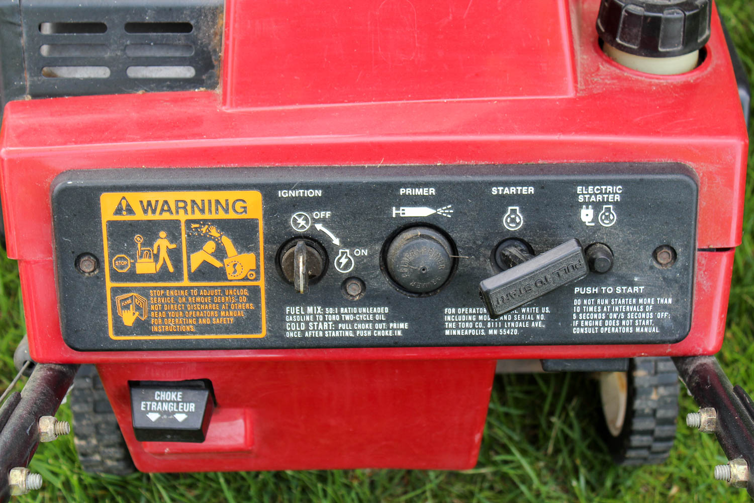 Toro CCR 2500E Electric Start Power Snowblower