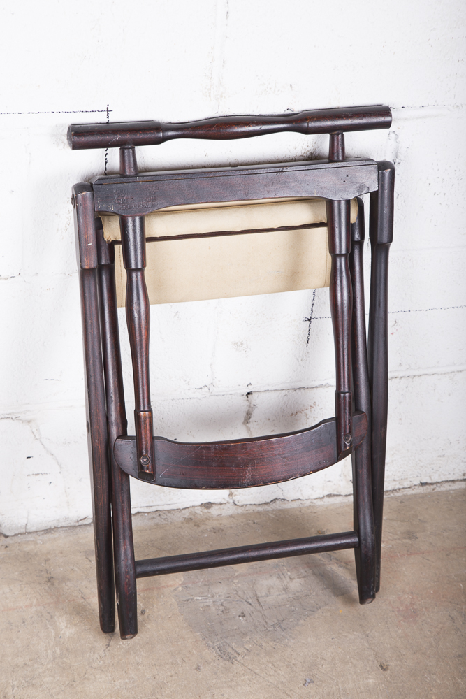 Readsboro Chair Manufacturing Co. Civil War Style Folding Camp Chair