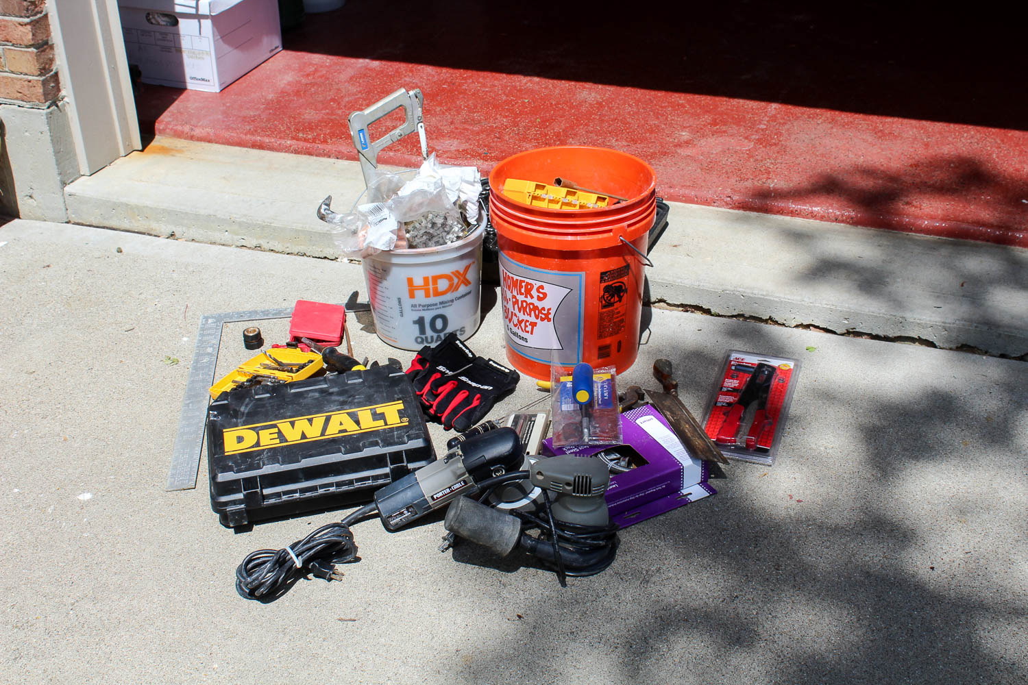 Assortment of Home Improvement Tools