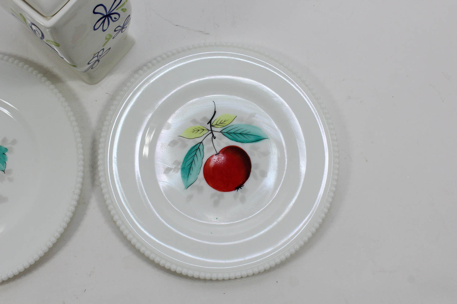 Starbucks Coffee Decor and Fruit Plates