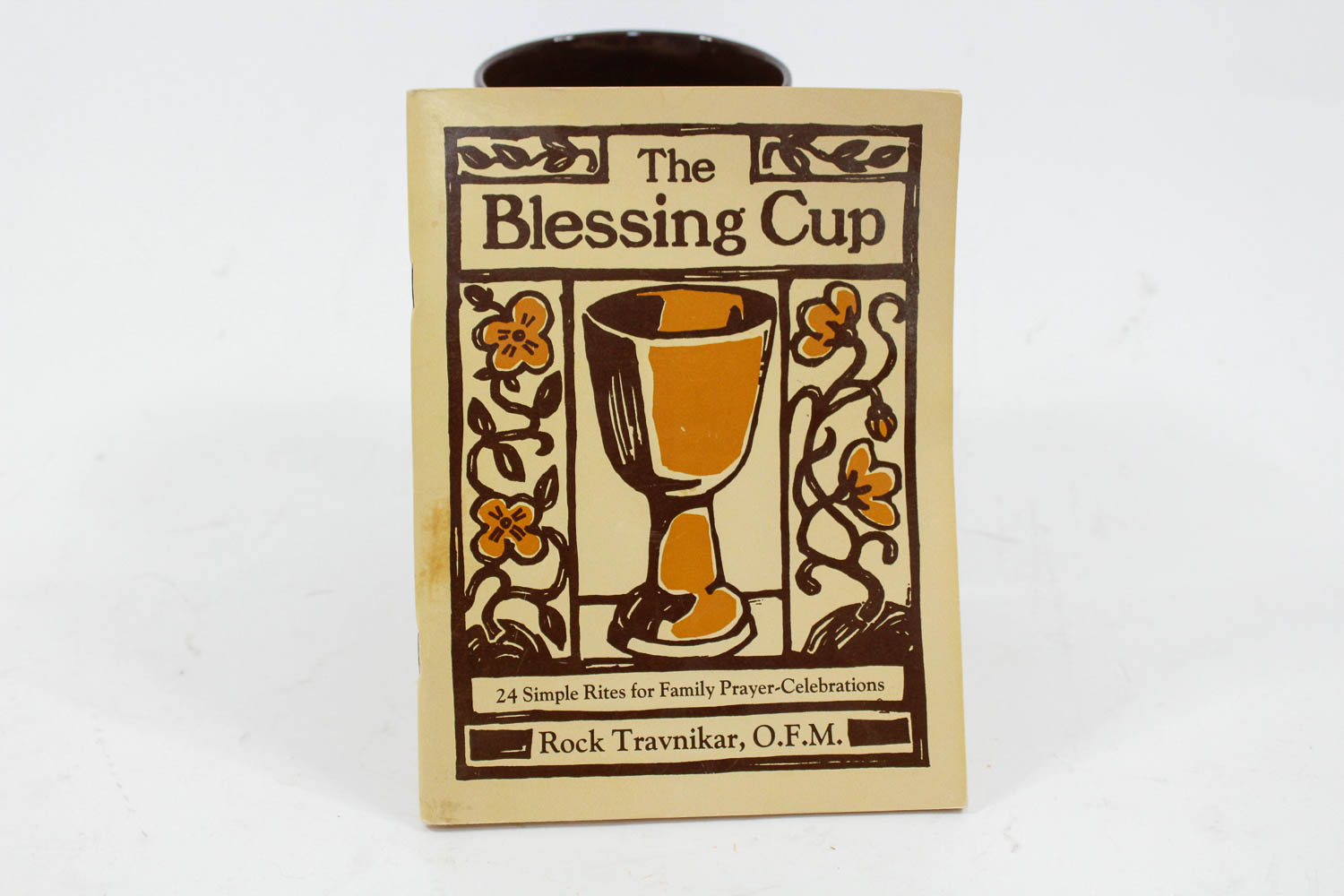 Ceramic Blessing Cup and Booklet with Glass Bell