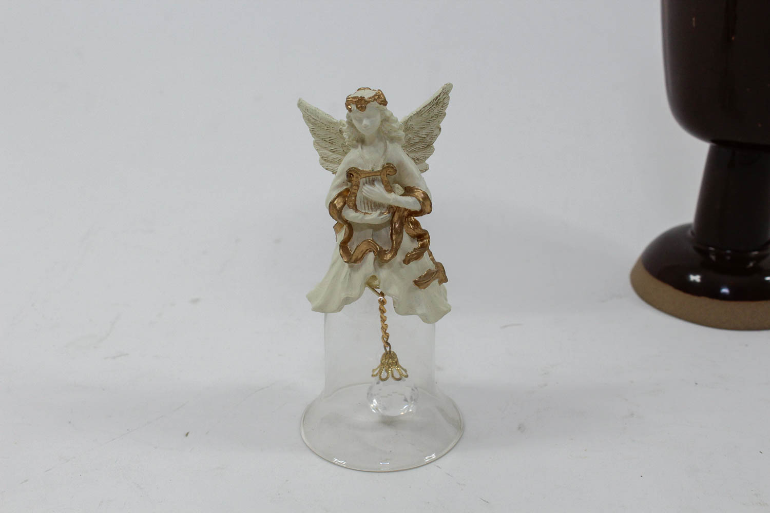 Ceramic Blessing Cup and Booklet with Glass Bell