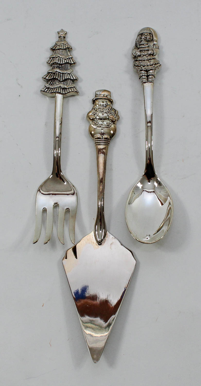 International Silver Company Silver Plate Christmas Platter Set