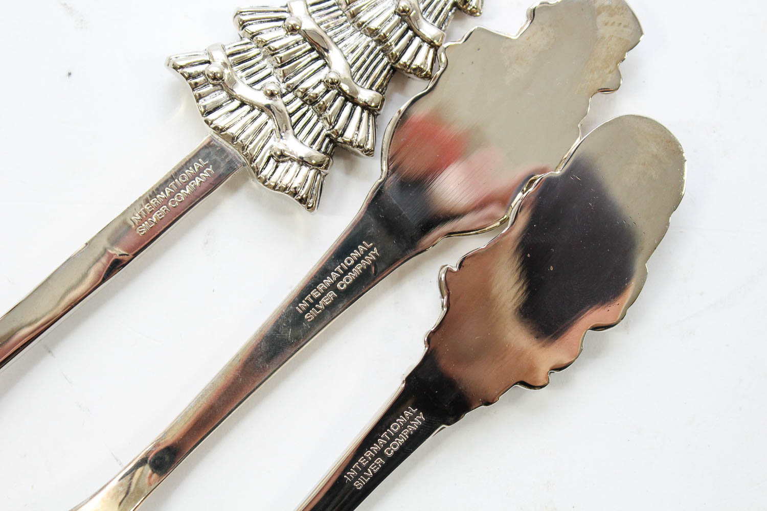 International Silver Company Silver Plate Christmas Platter Set