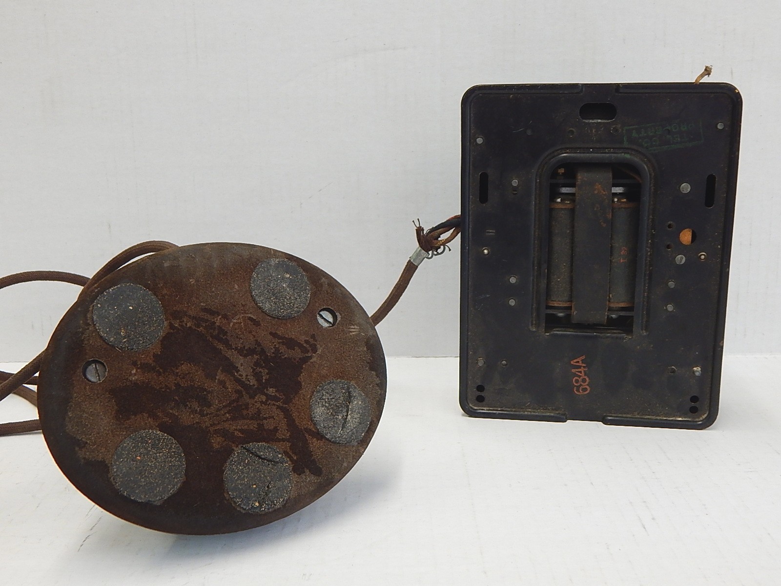 1930s Era Art Deco Western Electric Telephone and Subset