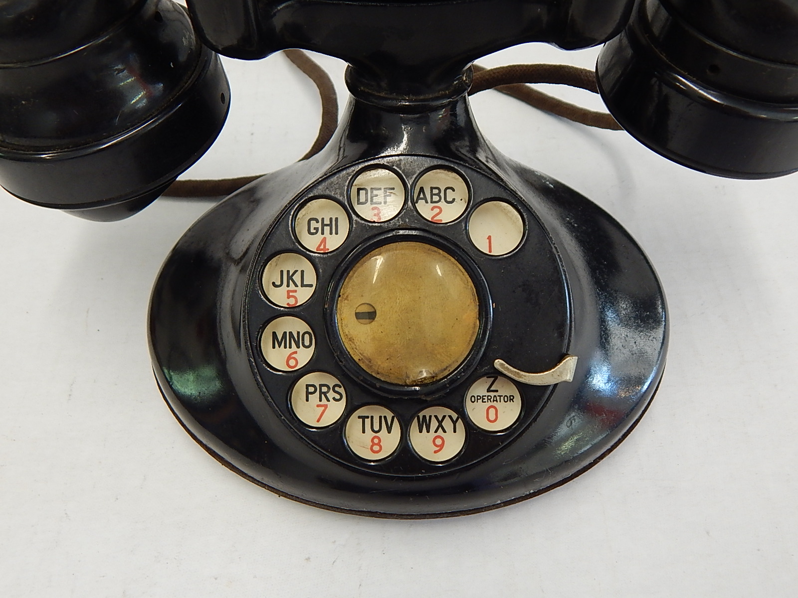 1930s Era Art Deco Western Electric Telephone and Subset