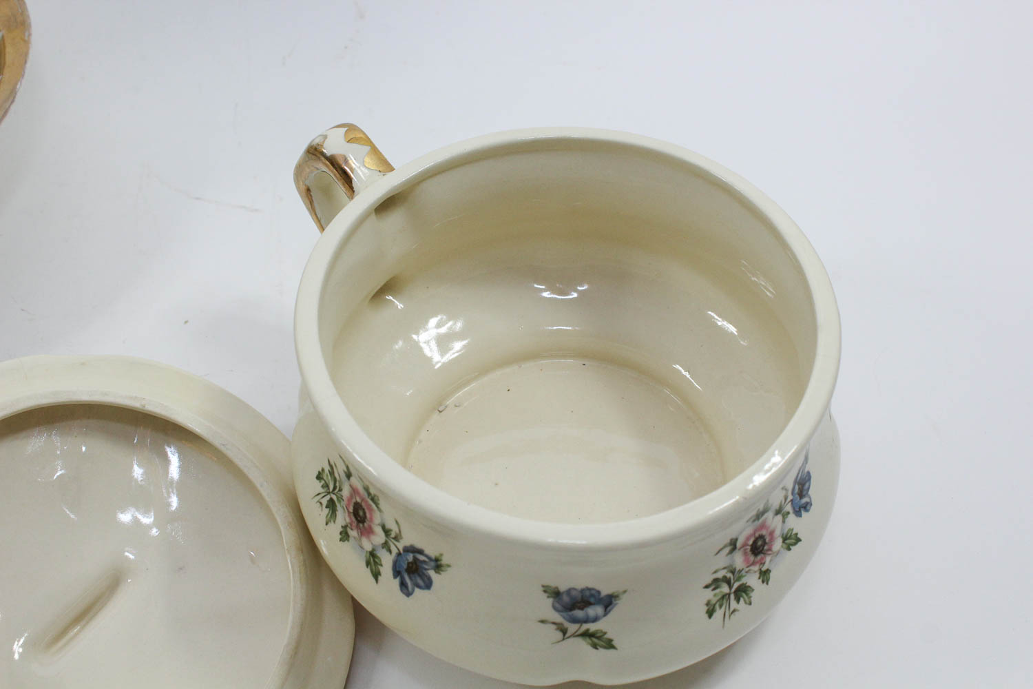 Antique Hand-Painted Floral China