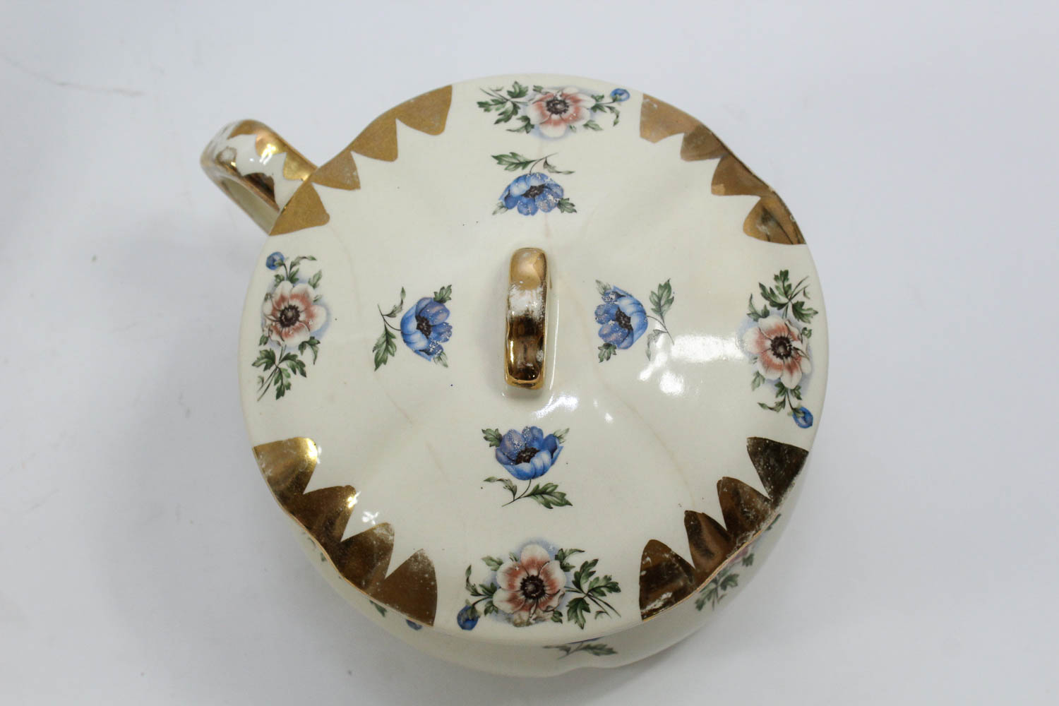 Antique Hand-Painted Floral China