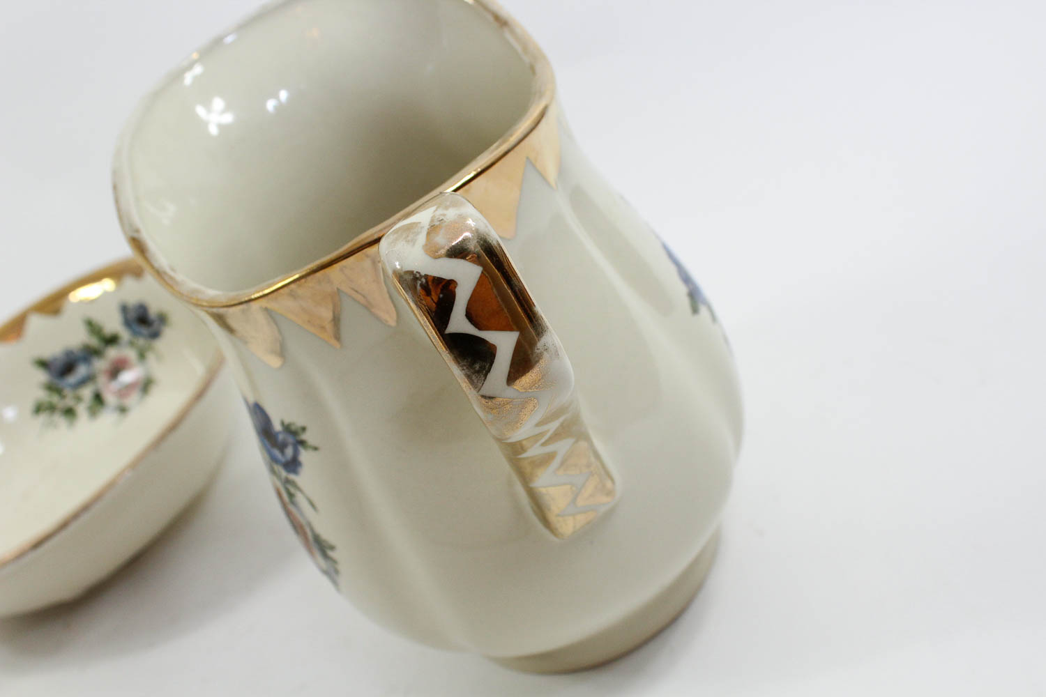 Antique Hand-Painted Floral China