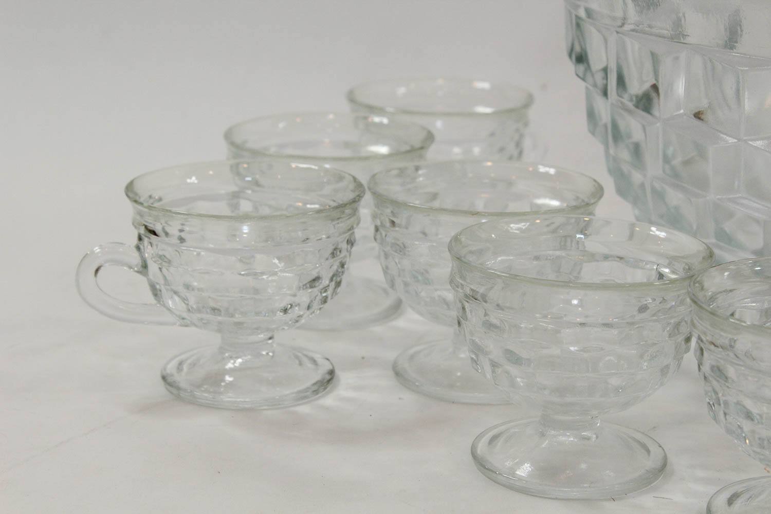 Vintage Colony Glass Whitehall Punch Set