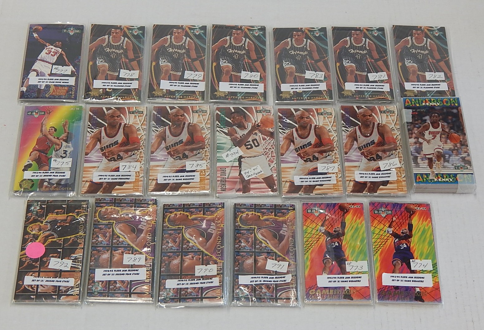 1990s NBA Basketball Card Set Collection - Twenty Count