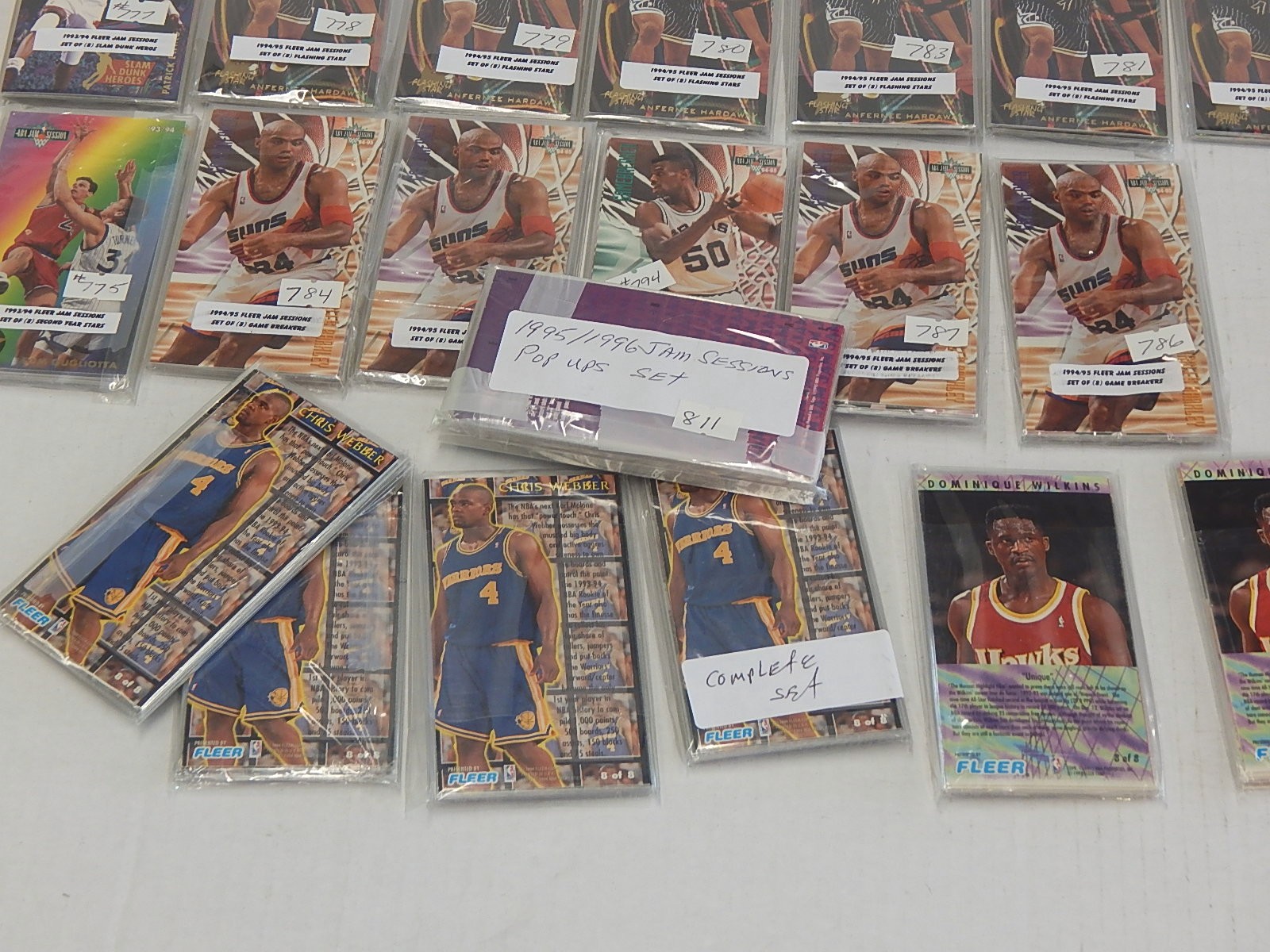 1990s NBA Basketball Card Set Collection - Twenty Count