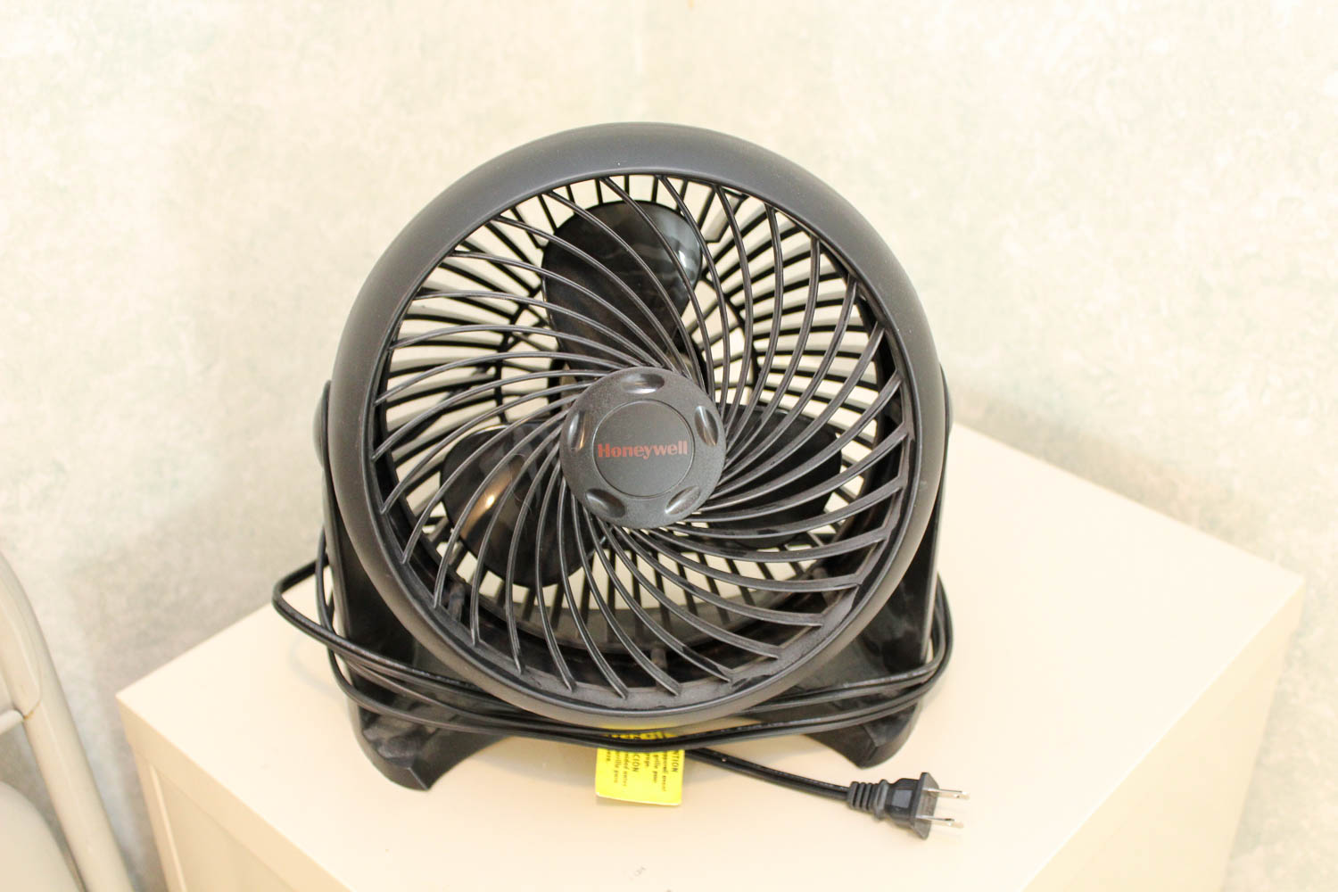 Short Filing Cabinet and Folding Chairs