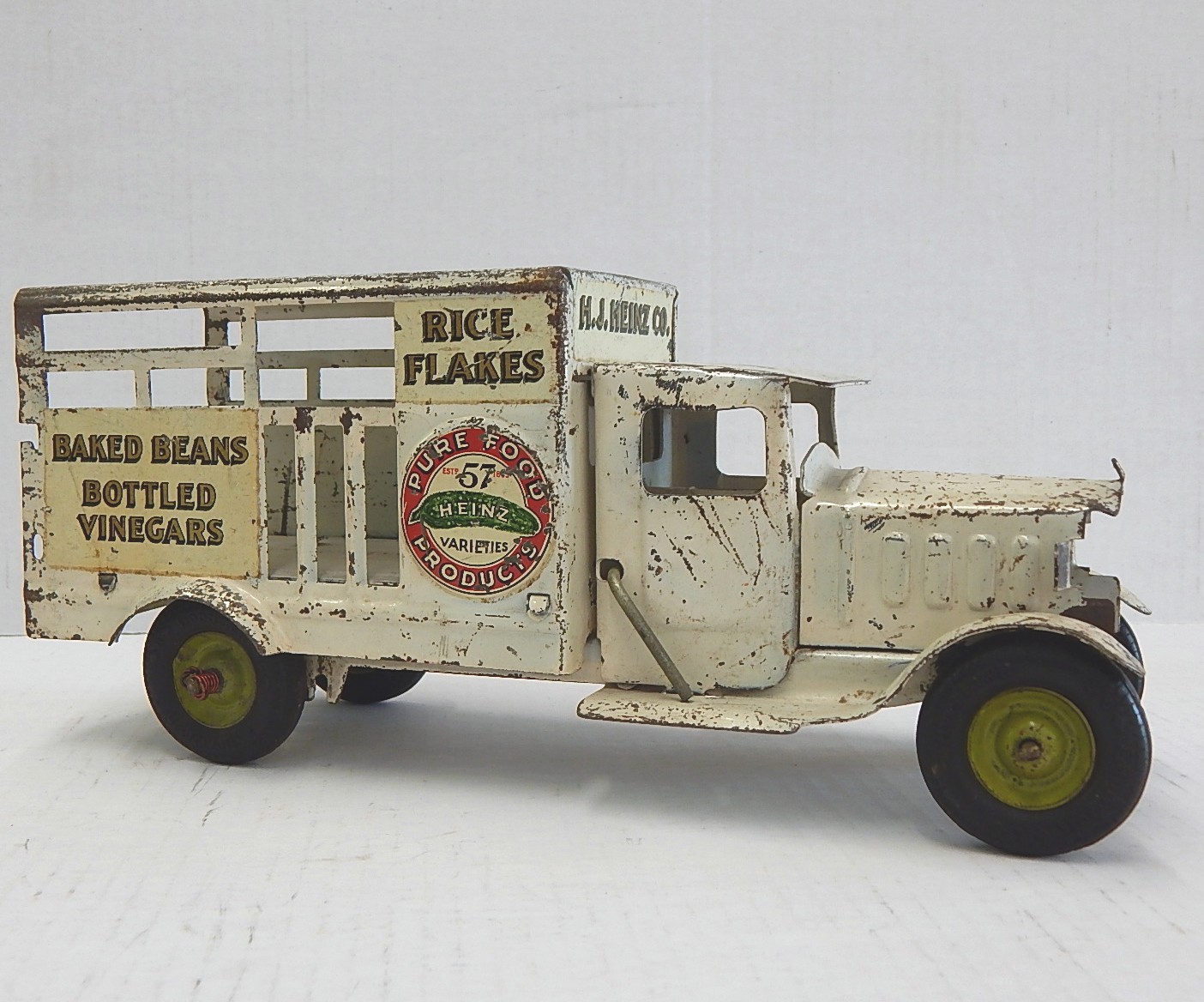 1930s Metal Craft H.J. Heinz Co. Metal Delivery Truck