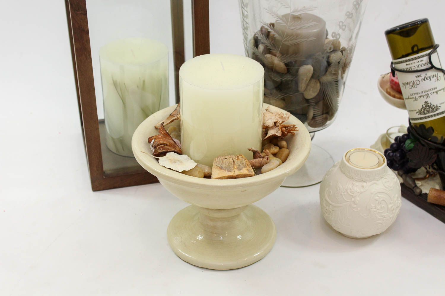 Assortment of Decorative Candle Holders