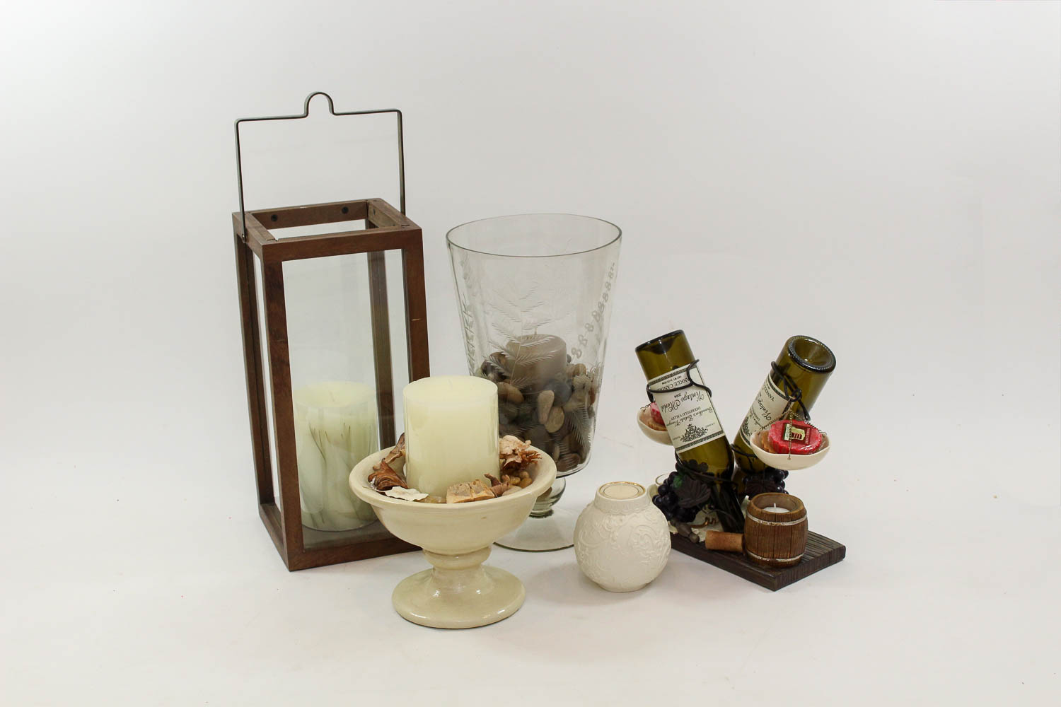 Assortment of Decorative Candle Holders