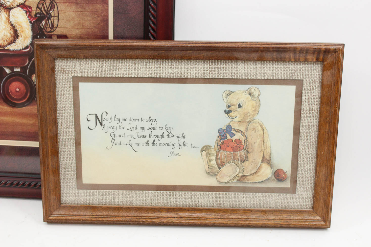 Gay Talbott Boassy Offset Lithograph and Other Teddy Bear Decor