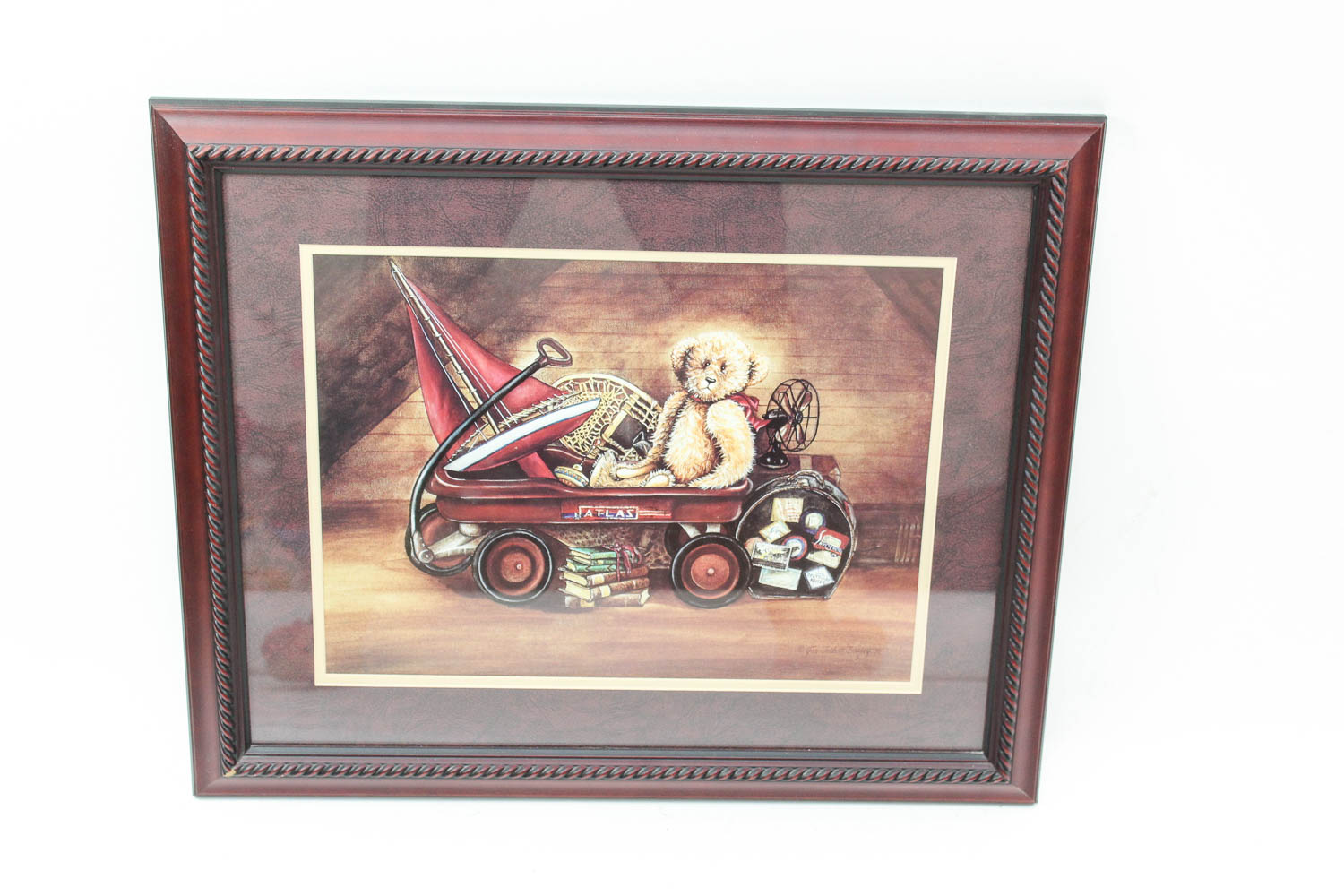 Gay Talbott Boassy Offset Lithograph and Other Teddy Bear Decor