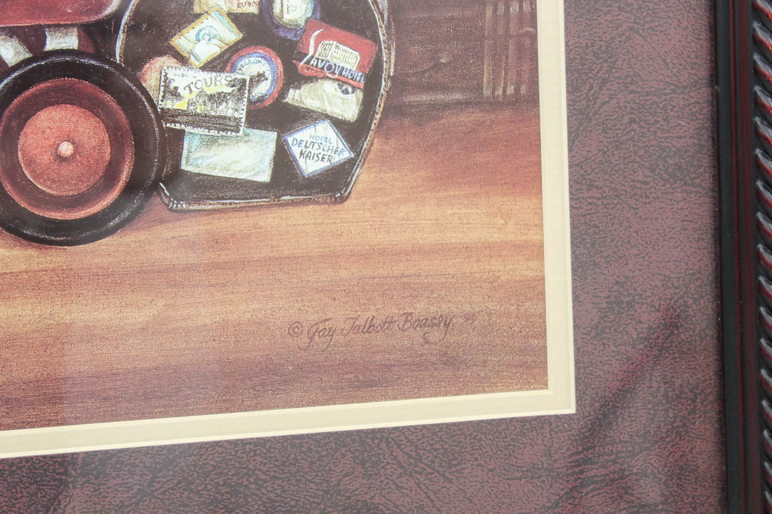 Gay Talbott Boassy Offset Lithograph and Other Teddy Bear Decor