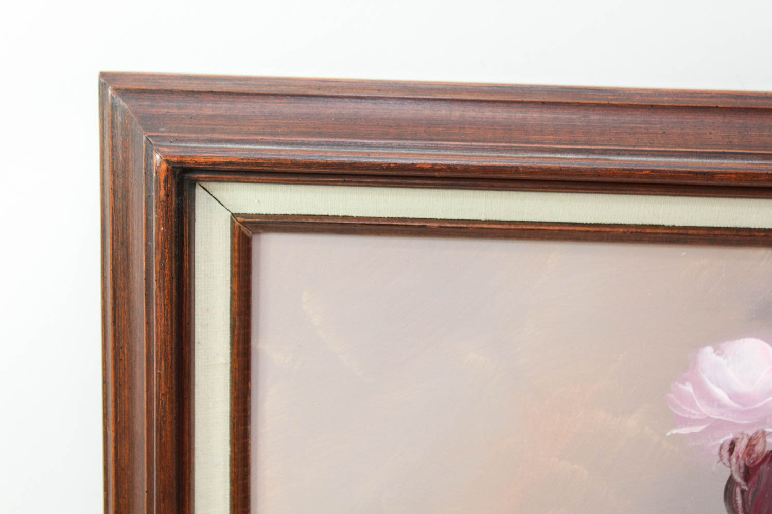 Signed Floral Still Life Oil on Canvas