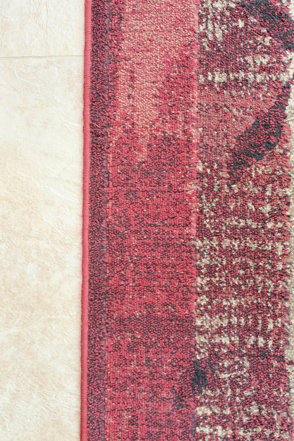 Allen + Roth "Tinsley Red" Contemporary Area Rug