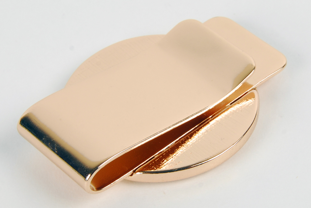 American Coin Treasures Two-Tone Presidential Seal Half Dollar Money Clip