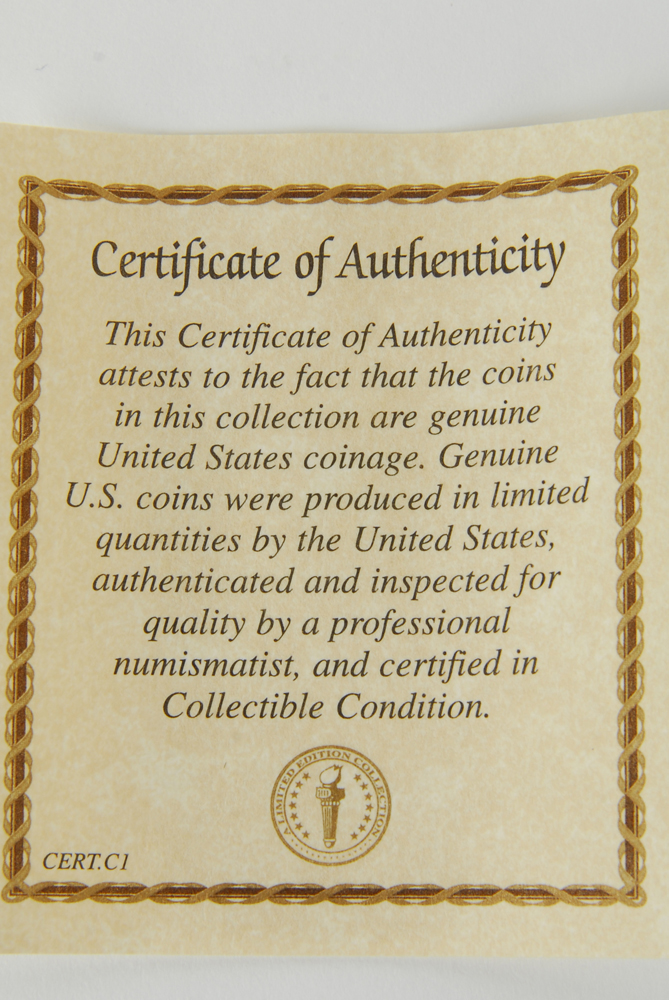 American Coin Treasures Two-Tone Presidential Seal Half Dollar Money Clip