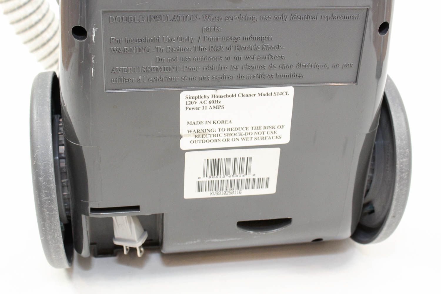 Simplicity Prowler Canister Vacuum Cleaner