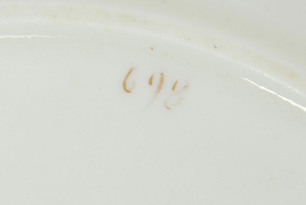 Vintage Handpainted Botanical Plates