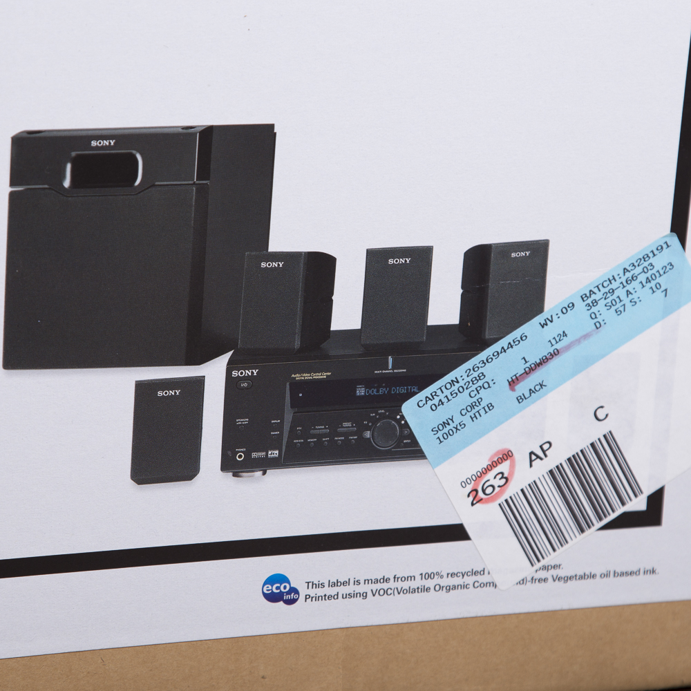 Sony Dolby Digital Surround Sound Home Theater System