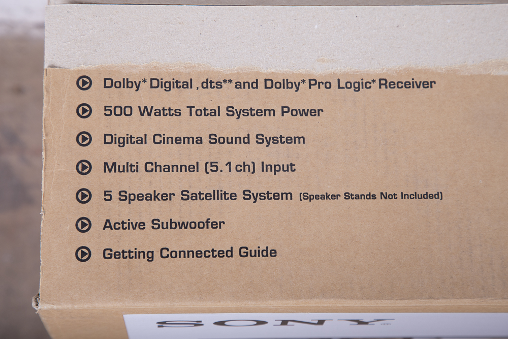 Sony Dolby Digital Surround Sound Home Theater System